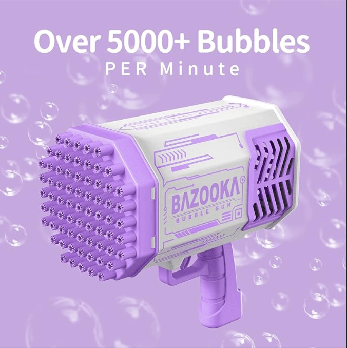 Purple Bubble Gun