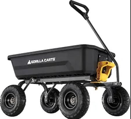 Gorilla Carts 4GCG-NF Poly Dump Cart