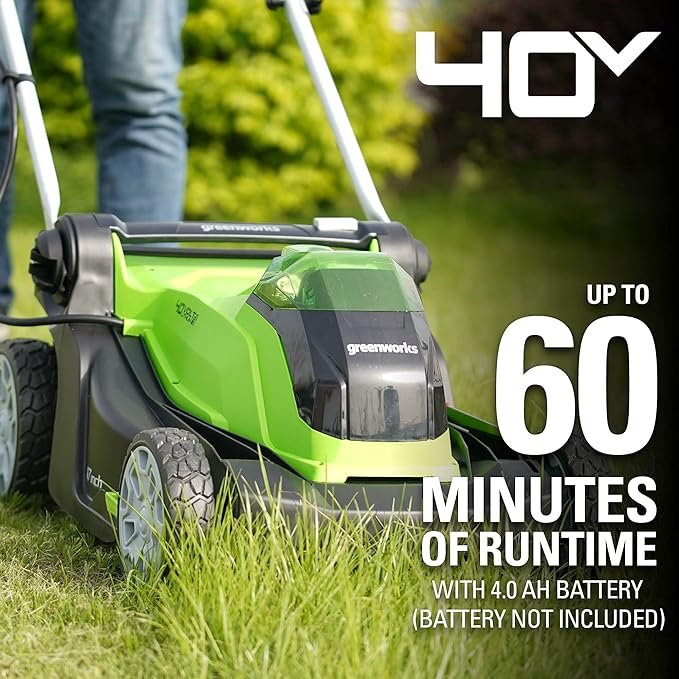 Greenworks 40V 17 inch Cordless Lawn Mower