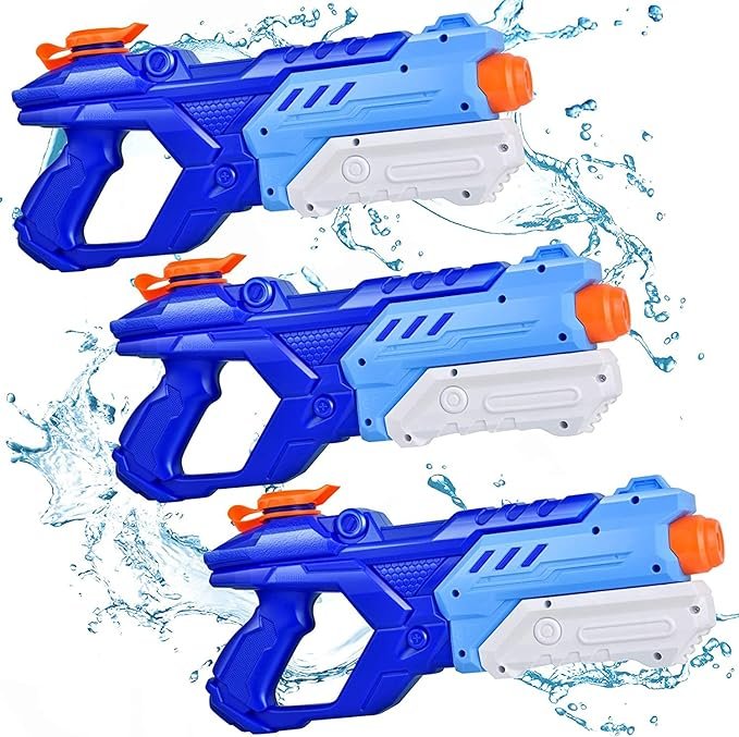 Quanquer 3 Pack Water Guns for Kids Adults