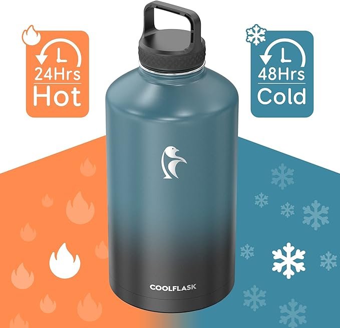 Coolflask 128 oz Gallon Water Bottle