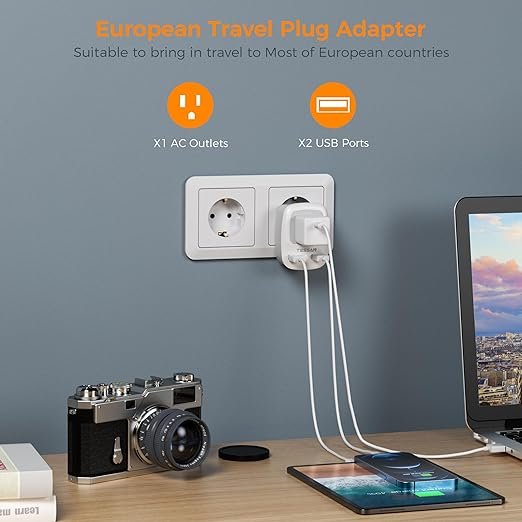 European Travel Plug Adapter